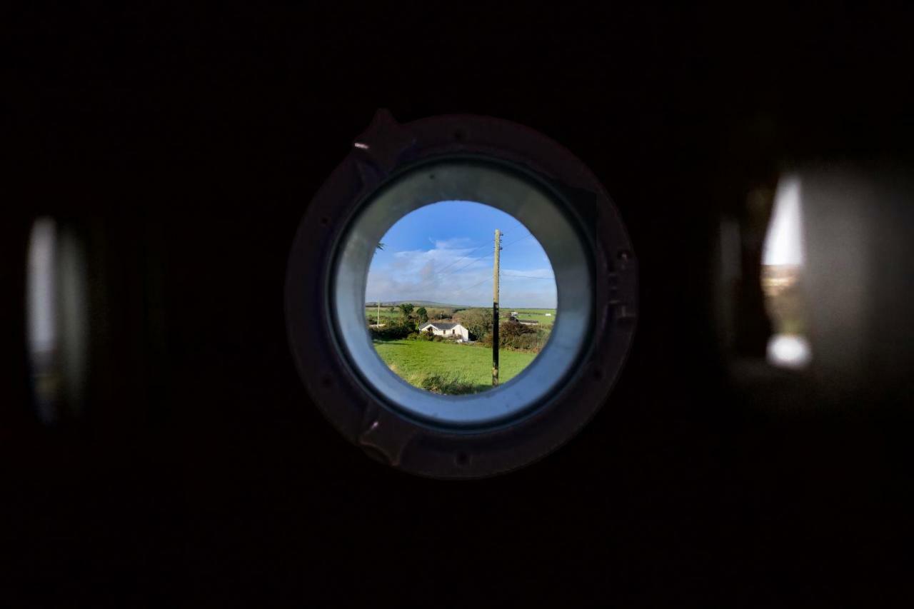 Scandi Cabin On A Hill, With Stunning Panoramic Views Ludgvan Esterno foto